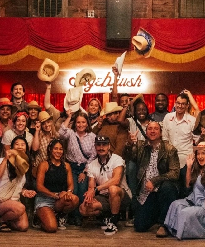 Red's Western western event activation group photo Austin Texas